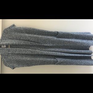 CAbi blue knit duster